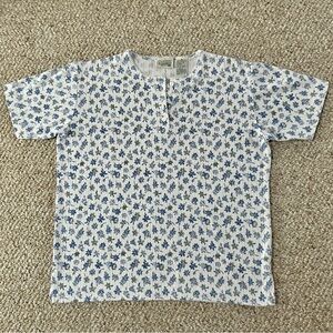 Vintage Classic Elements floral comfortable tee